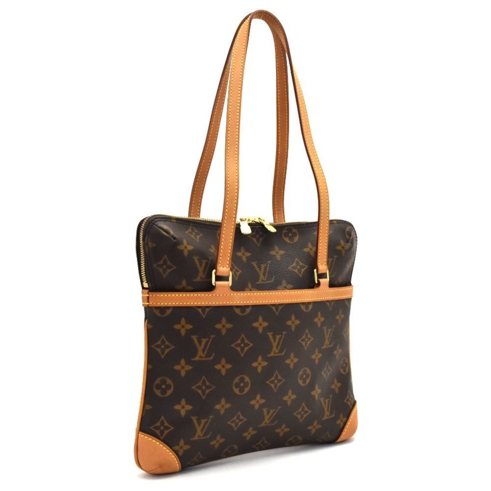 Louis Vuitton Kusan GM Monogram Shoulder Bag Brown Gold Metal Fittings